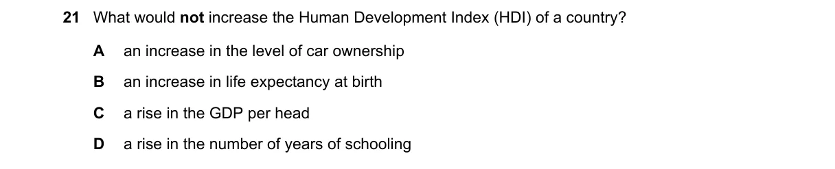 Question 21 from 2281/11/M/J/19