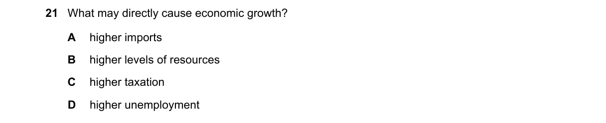Question 21 from 2281/11/M/J/20