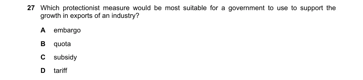 Question 27 from 2281/12/M/J/20
