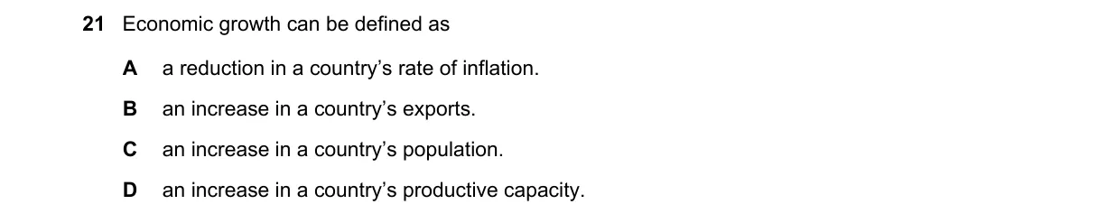 Question 21 from 2281/12/M/J/21