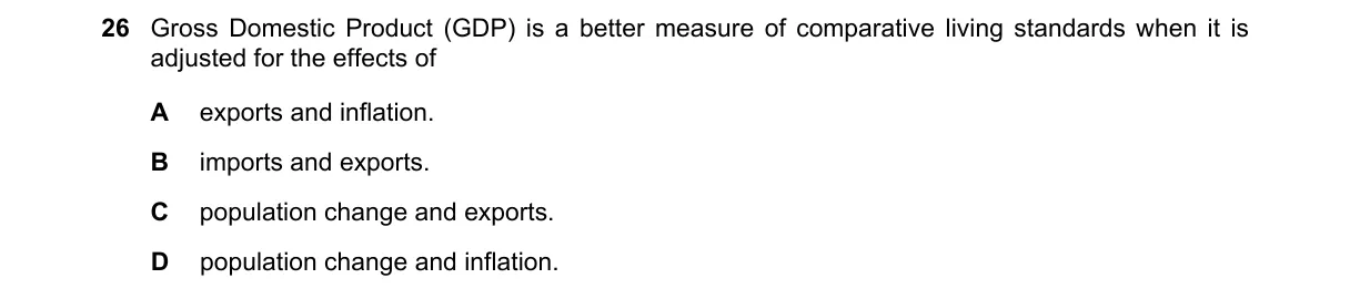 Question 26 from 2281/12/M/J/21