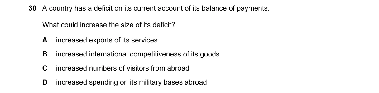 Question 30 from 2281/12/M/J/21