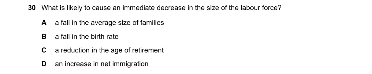 Question 30 from 2281/11/M/J/22