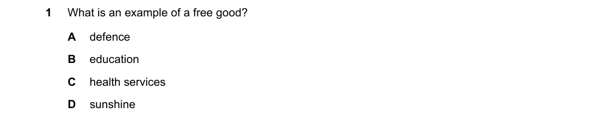 Question 1 from 2281/12/M/J/22