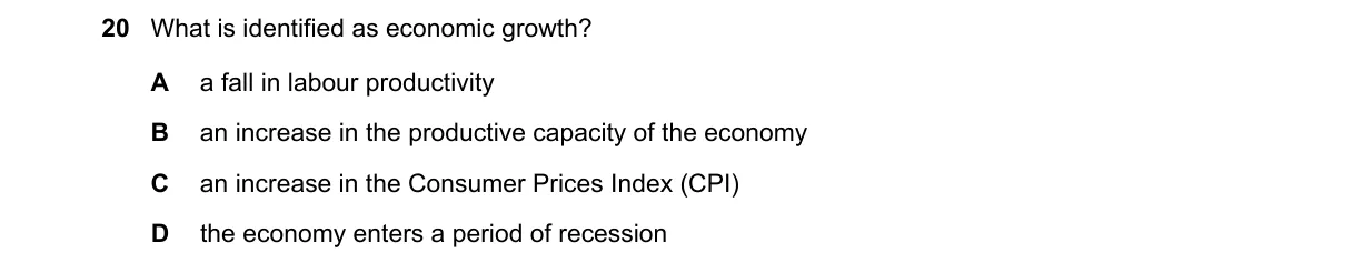Question 20 from 2281/12/M/J/22