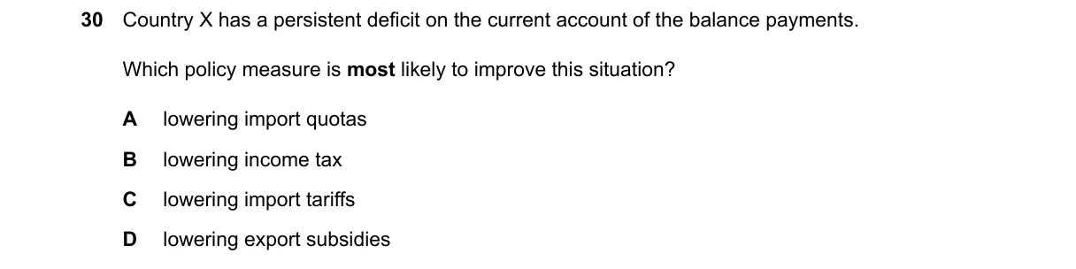 Question 30 from 2281/12/M/J/23