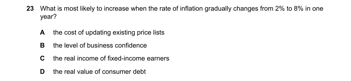 Question 23 from 2281/11/M/J/24