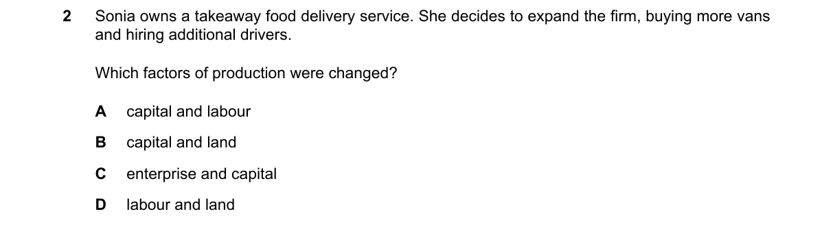 Question 2 from 2281/11/M/J/25