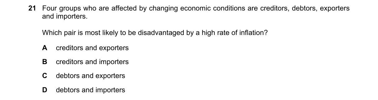 Question 21 from 2281/12/O/N/18