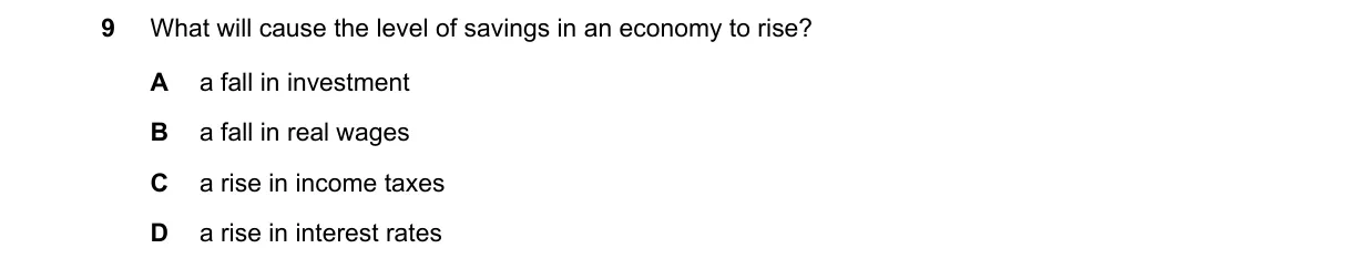 Question 9 from 2281/12/O/N/18