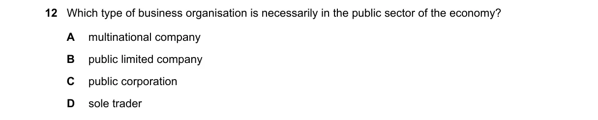 Question 12 from 2281/12/O/N/19