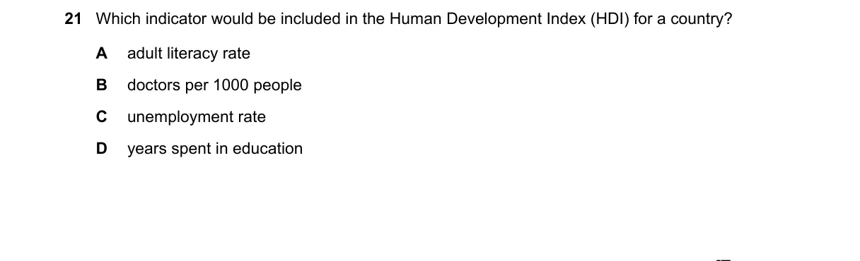 Question 21 from 2281/13/O/N/19