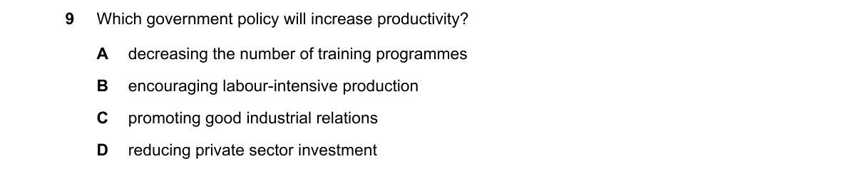 Question 9 from 2281/12/O/N/21