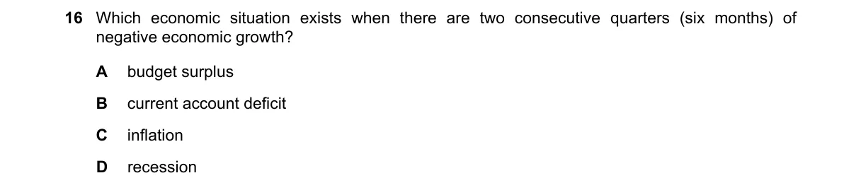 Question 16 from 2281/13/O/N/21