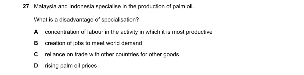 Question 27 from 2281/13/O/N/21