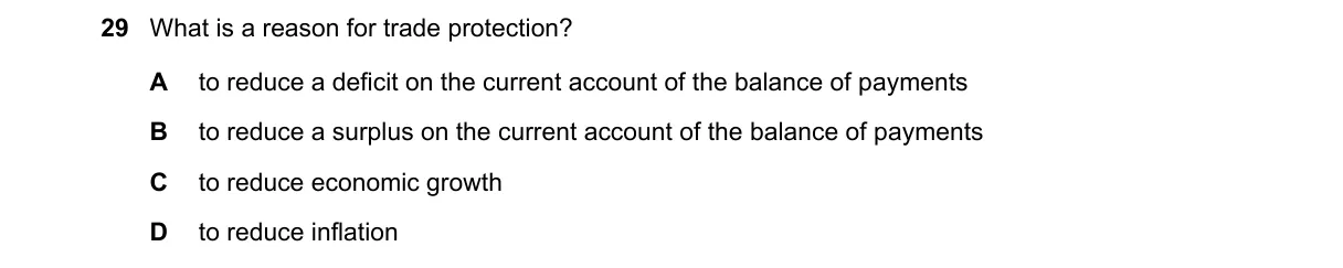 Question 29 from 2281/13/O/N/21