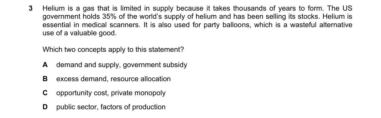 Question 3 from 2281/13/O/N/21