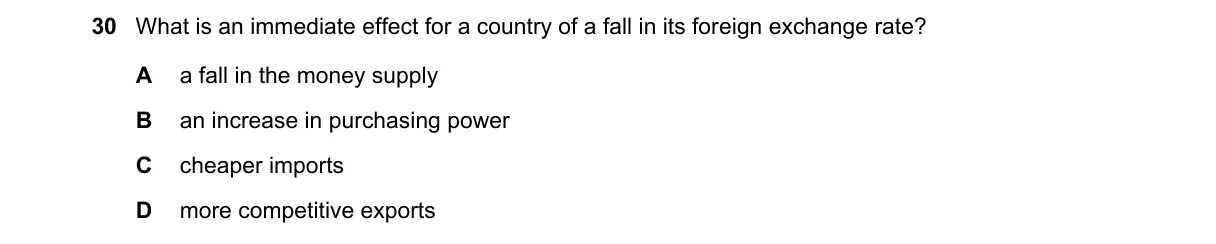 Question 30 from 2281/13/O/N/21