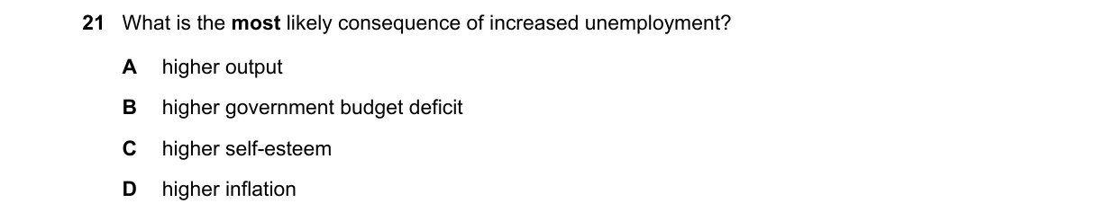 Question 21 from 2281/13/O/N/22