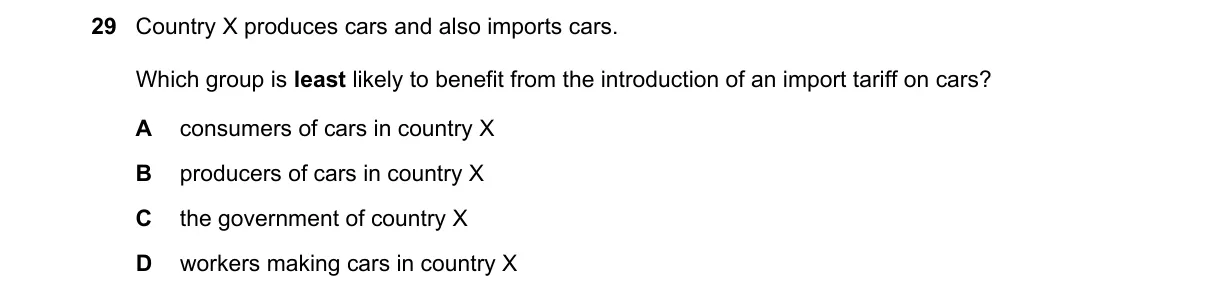 Question 29 from 2281/13/O/N/22