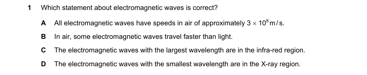 Question 1 from 5054/11/M/J/18