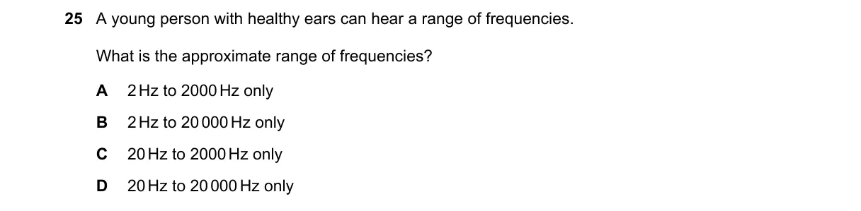 Question 25 from 5054/11/M/J/18