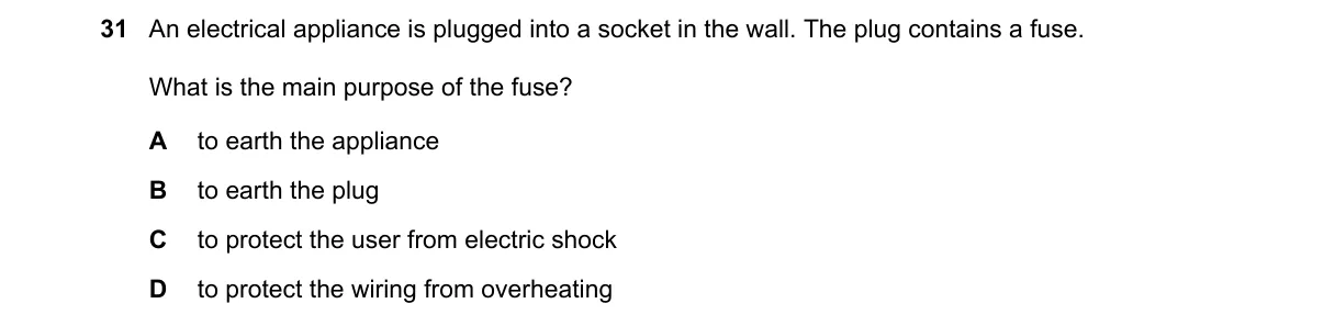 Question 31 from 5054/11/M/J/18
