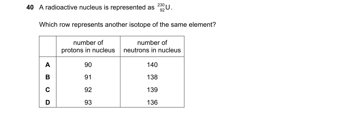 Question 40 from 5054/11/M/J/18