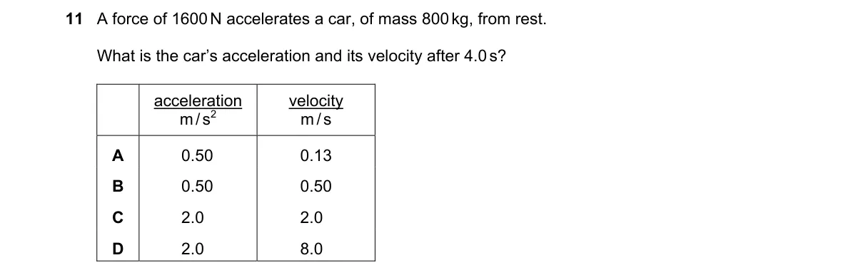Question 11 from 5054/12/M/J/18