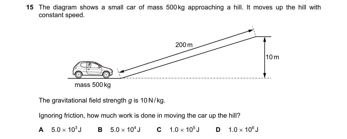 Question 15 from 5054/11/M/J/19