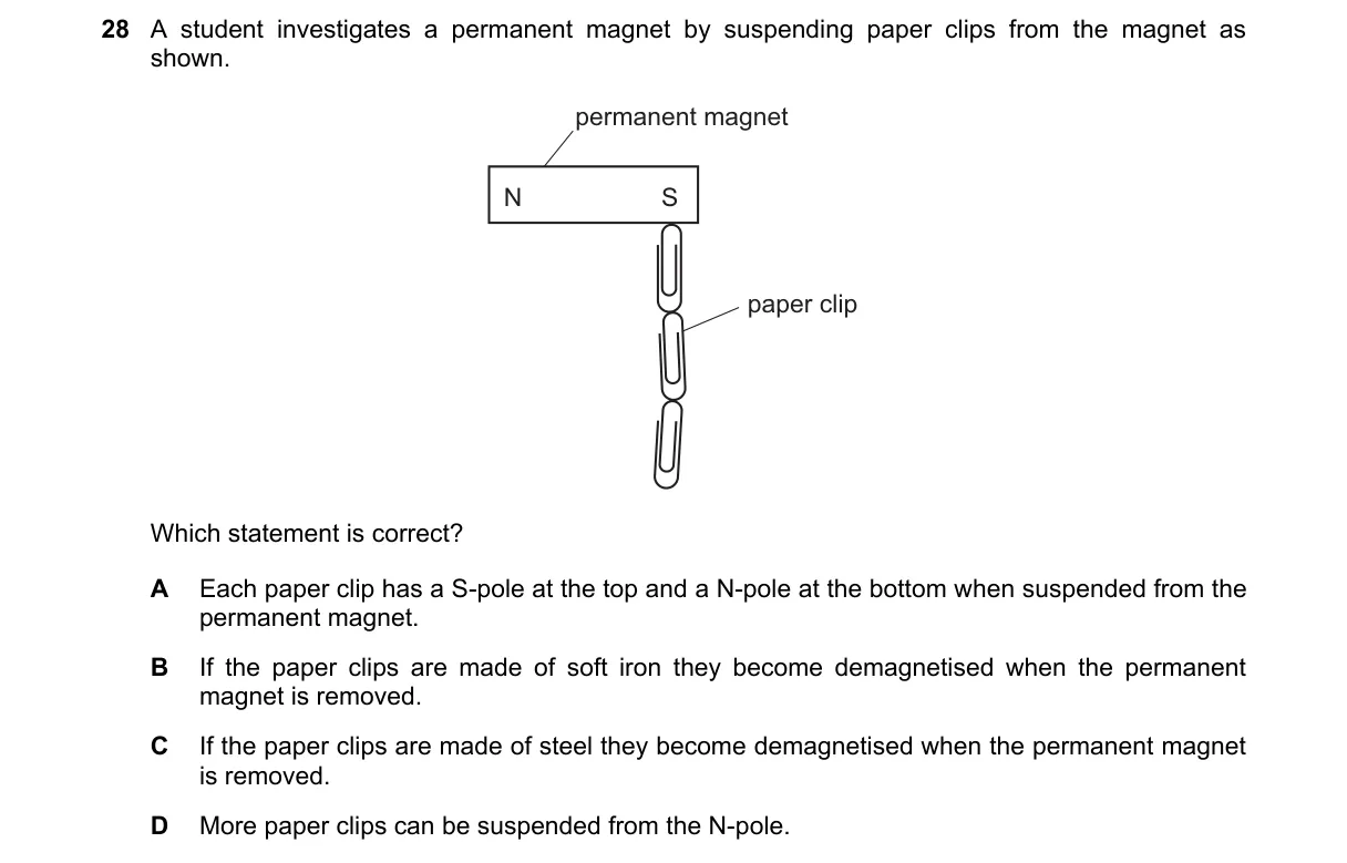 Question 28 from 5054/11/M/J/19