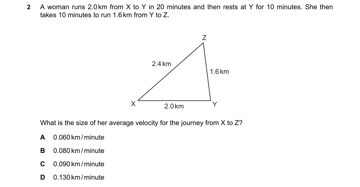 Question 2 from 5054/12/M/J/19