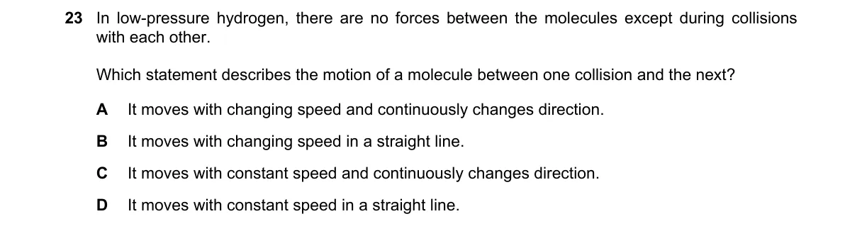 Question 23 from 5054/12/M/J/19