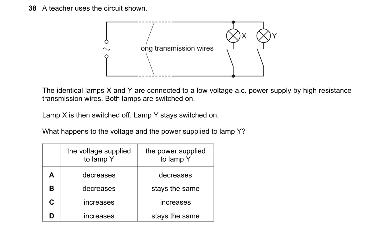 Question 38 from 5054/12/M/J/19