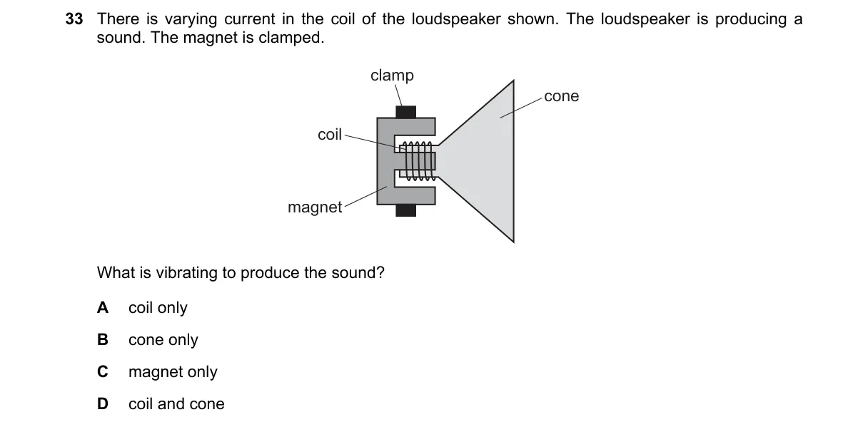 Question 33 from 5054/11/M/J/20