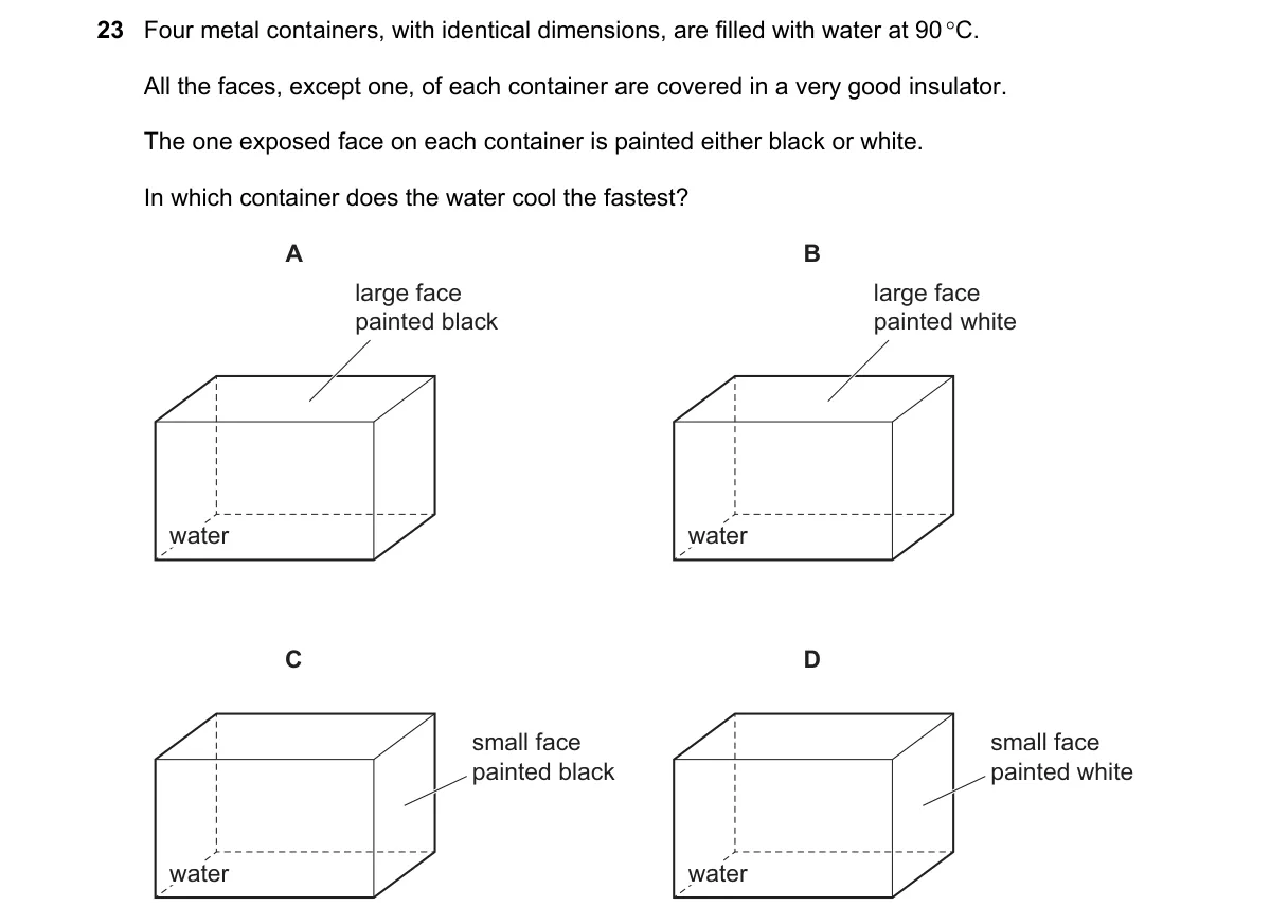 Question 23 from 5054/12/M/J/20