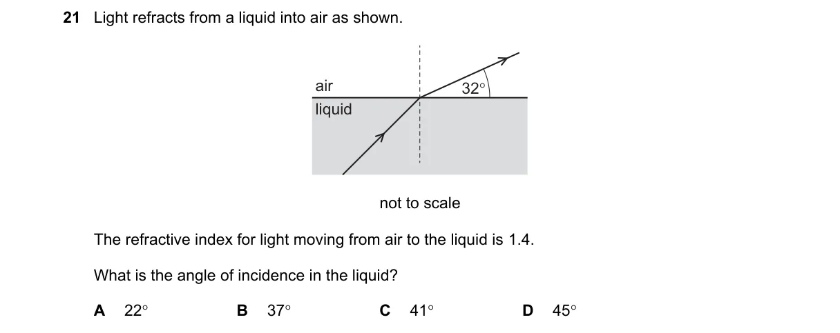 Question 21 from 5054/11/M/J/21