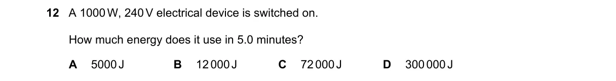 Question 12 from 5054/11/M/J/22