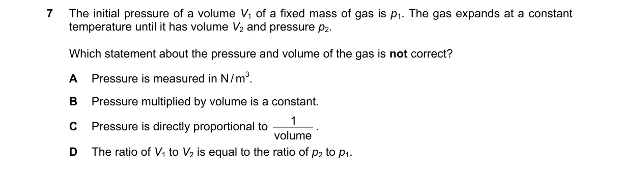 Question 7 from 5054/11/M/J/22