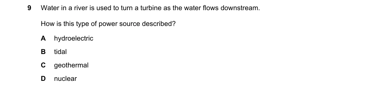 Question 9 from 5054/11/M/J/22