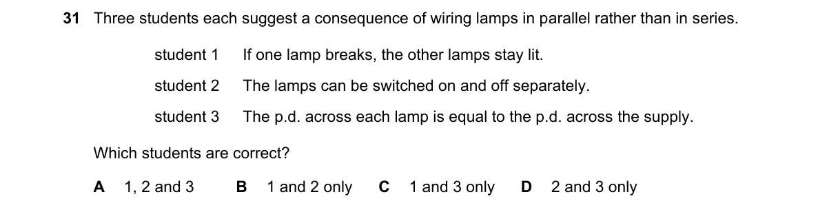 Question 31 from 5054/11/M/J/23