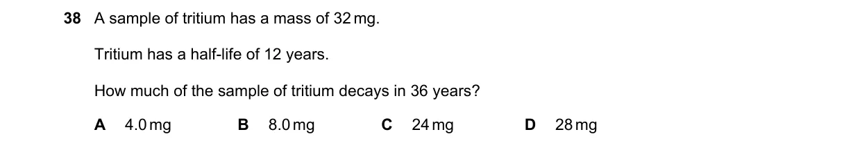 Question 38 from 5054/11/M/J/23
