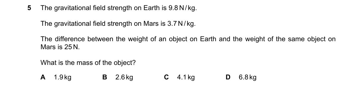 Question 5 from 5054/11/M/J/23