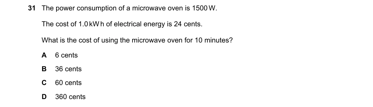 Question 31 from 5054/12/M/J/23