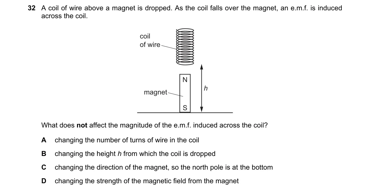 Question 32 from 5054/12/M/J/23