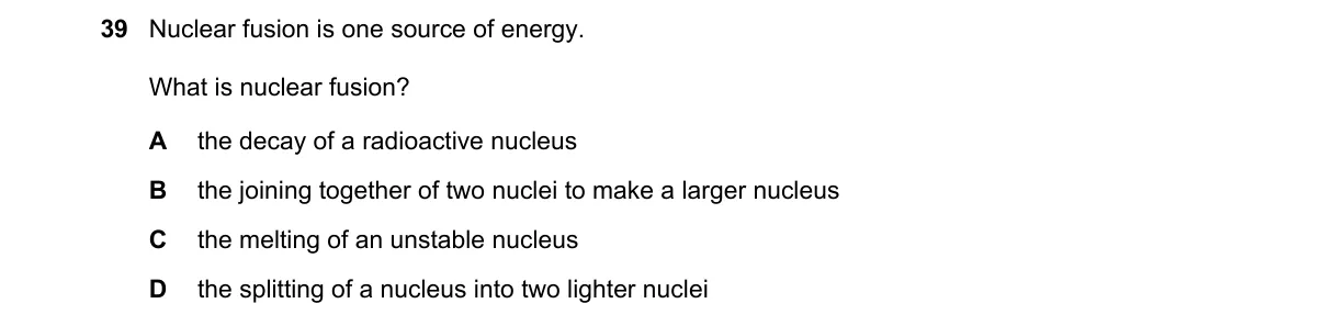 Question 39 from 5054/11/M/J/24