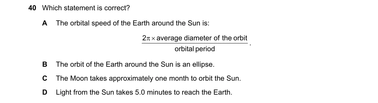 Question 40 from 5054/11/M/J/24