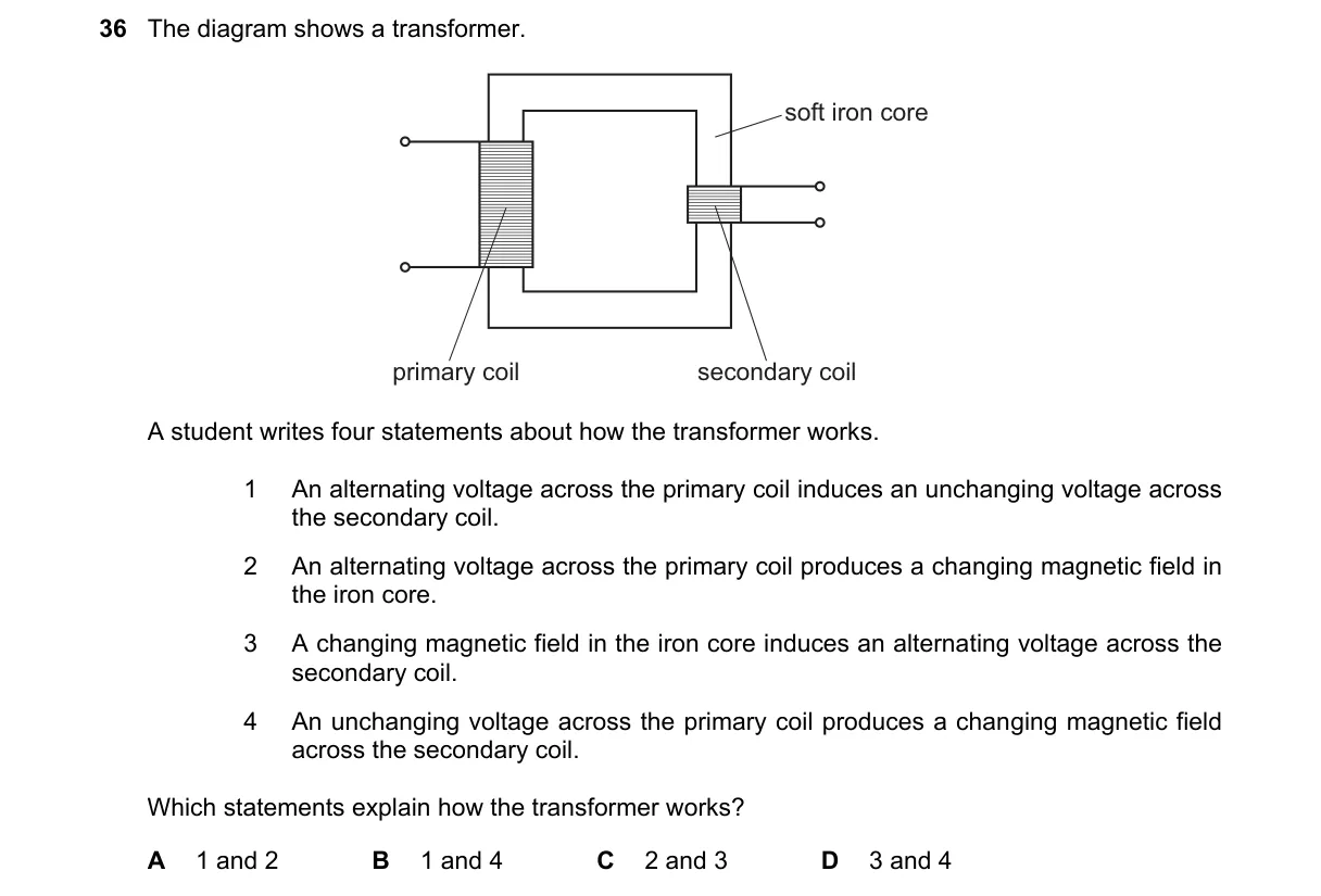 Question 36 from 5054/12/M/J/24