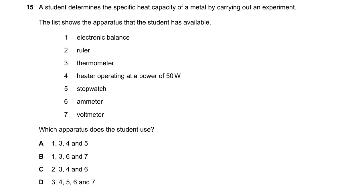 Question 15 from 5054/11/M/J/25