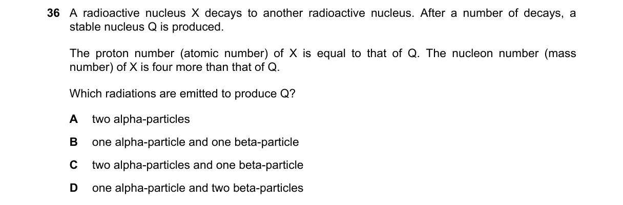 Question 36 from 5054/11/M/J/25